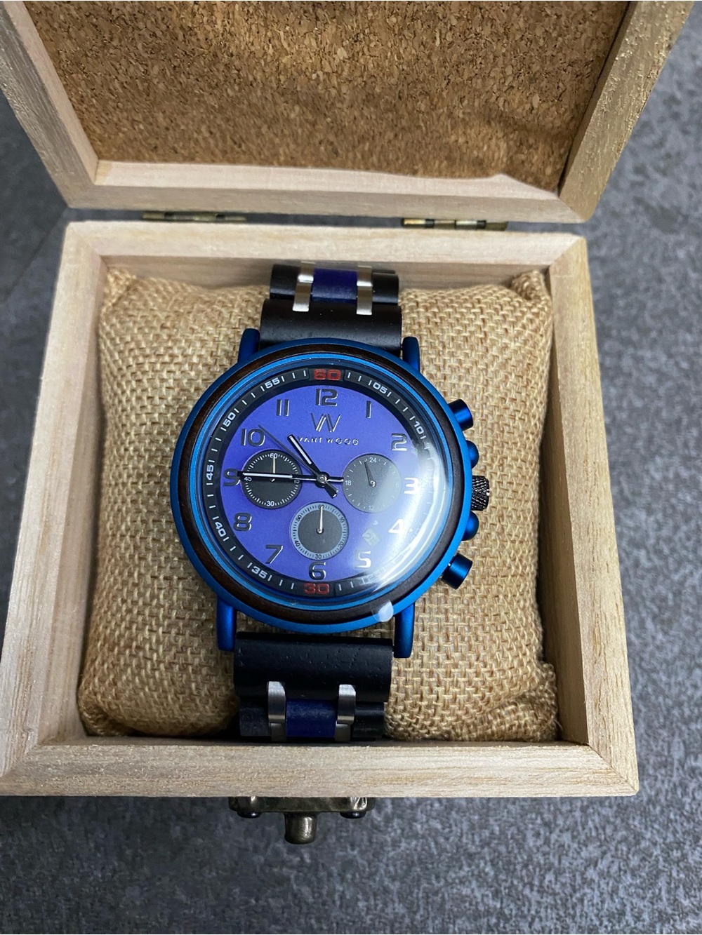 Blue Chronograph Men's Watch - Blue